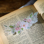Pink Roses Vellum Stickers