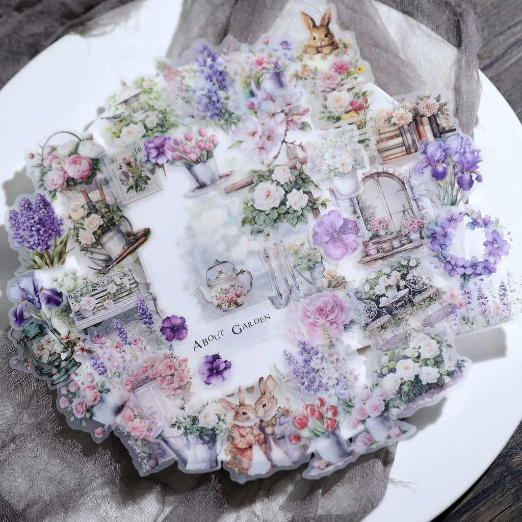 Spring Easter Garden Vellum Stickers