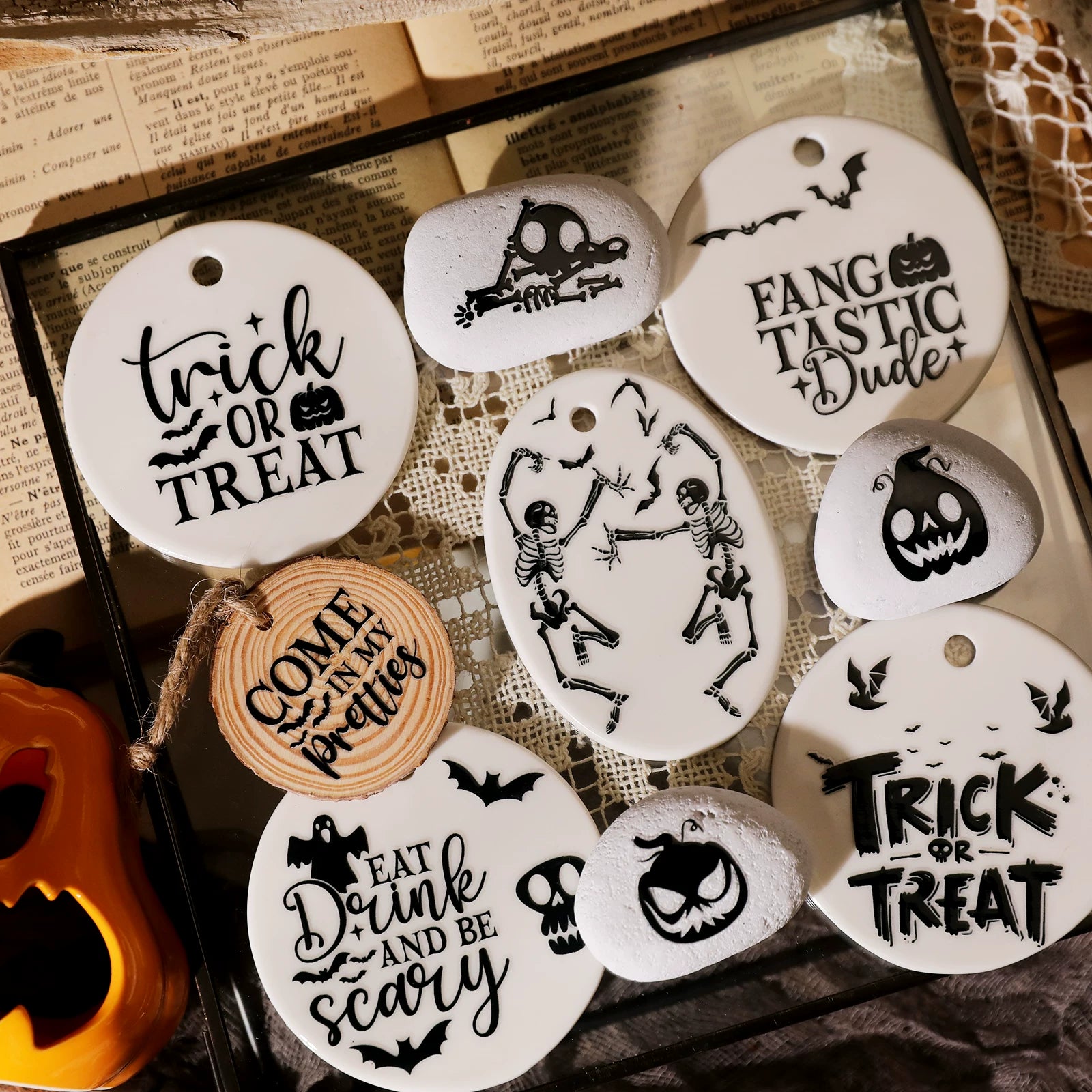 Halloween Halloween UV-DTF Rub-on Stickers