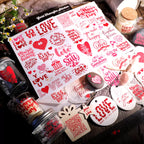Valentine's Day UV-DTF Rub-on Stickers