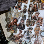 Steam Travel Vellum Stickers