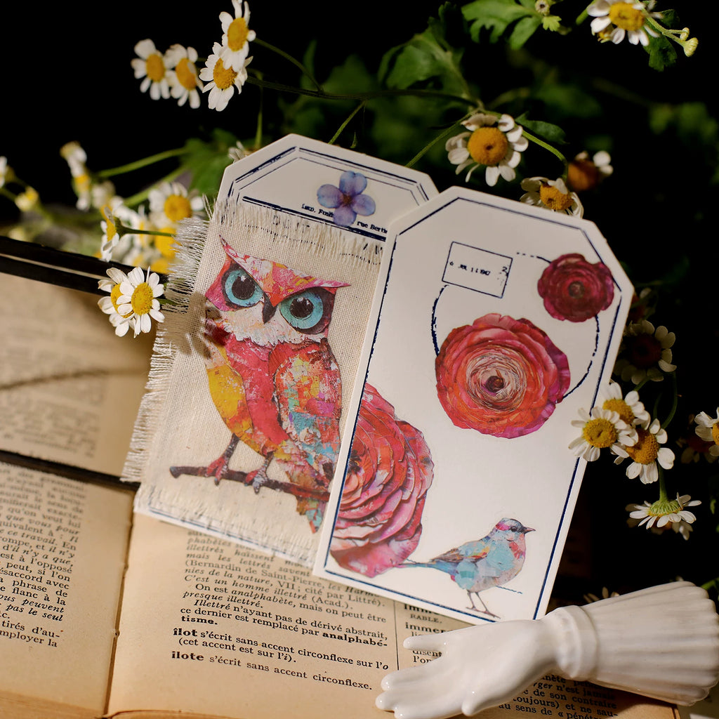 Owl Matte Rub-on Transfers