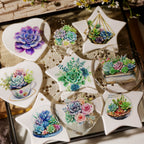 Succulents UV-DTF Rub-on Stickers