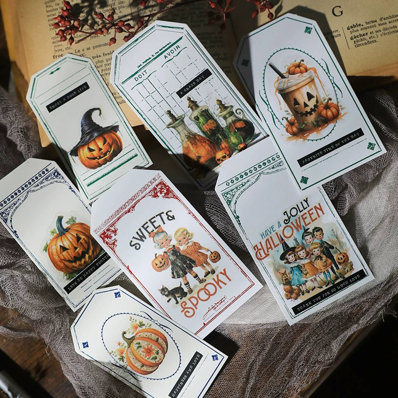 Halloween Pumpkin Vellum Stickers