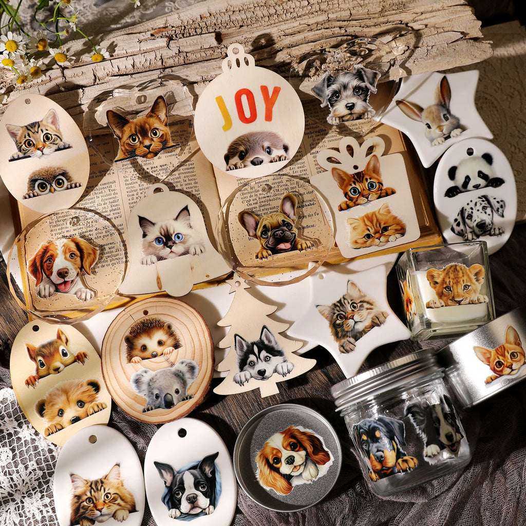 Pets UV-DTF Rub-on Stickers