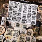 Kitchen Phrases UV-DTF Rub-on Stickers