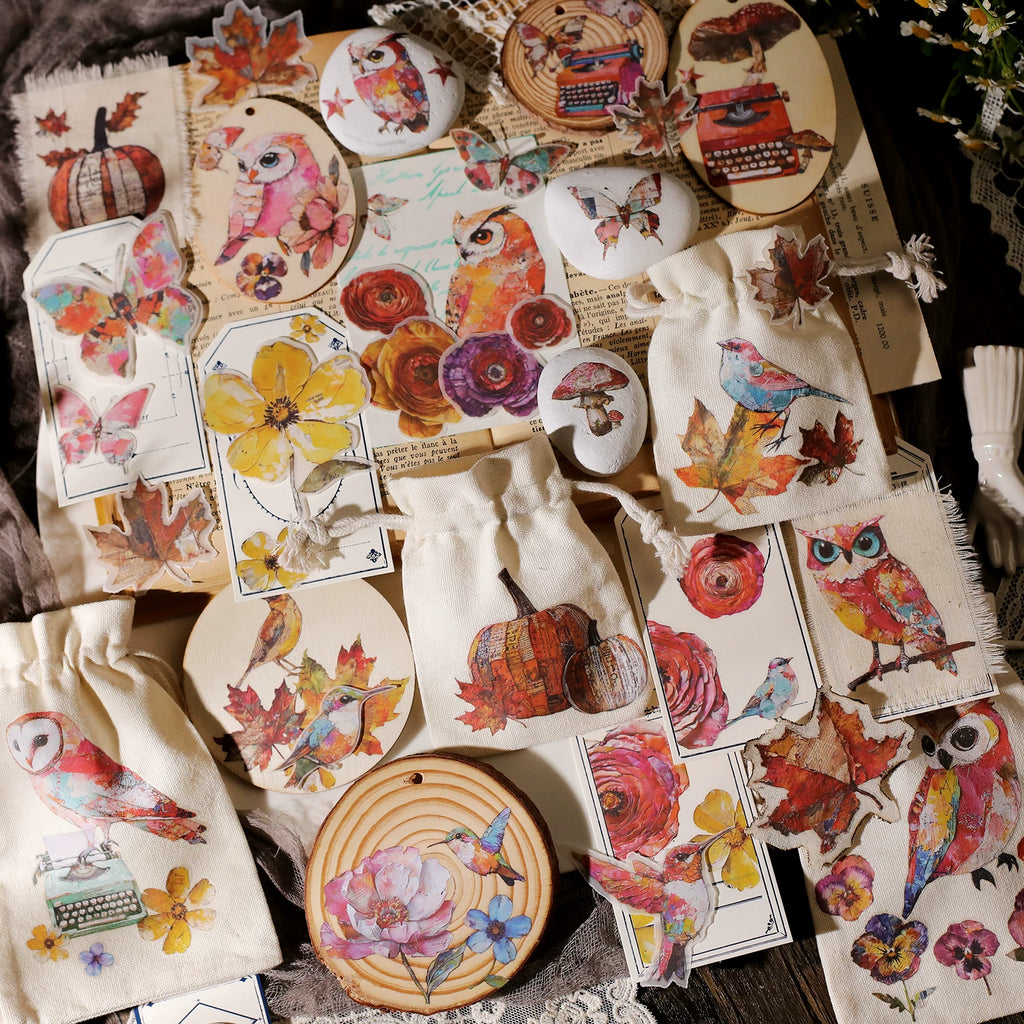 Owl Matte Rub-on Transfers