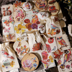 Owl Matte Rub-on Transfers