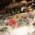 Larger Flowers Vellum Stickers