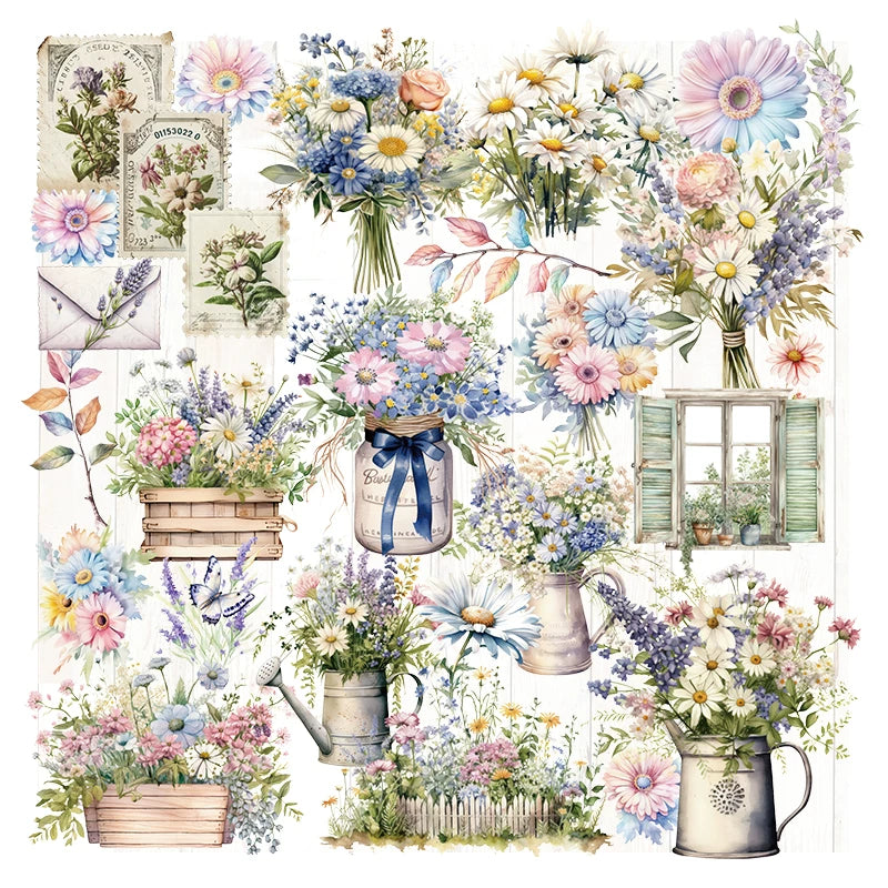 Spring Bouquet Vellum Stickers