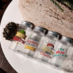 Christmas Color Quotes UV-DTF Rub-on Stickers
