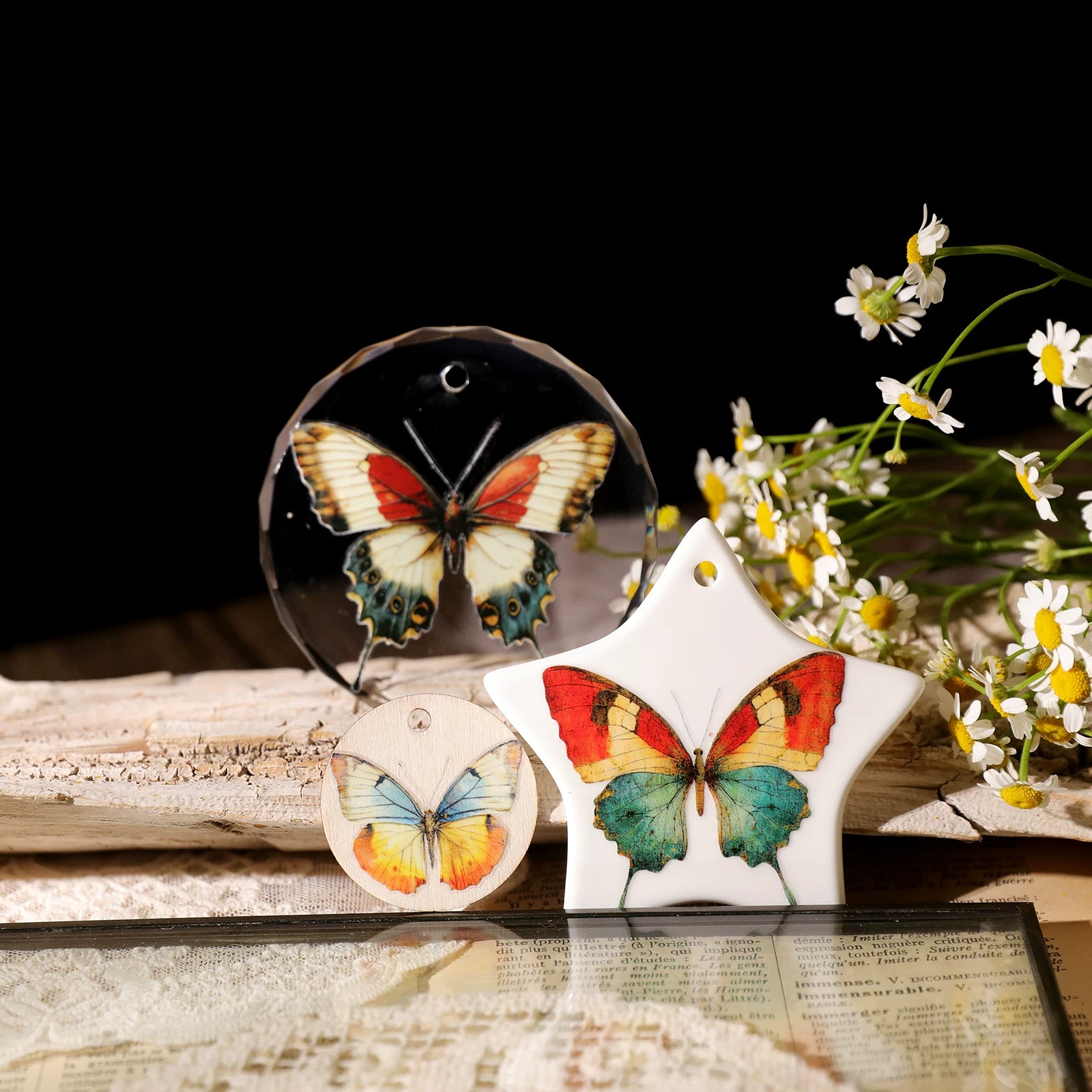 Butterflies UV-DTF Rub-on Stickers