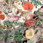 Larger Flowers Vellum Stickers