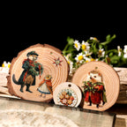 Christmas Magical Creatures UV-DTF Rub-on Stickers