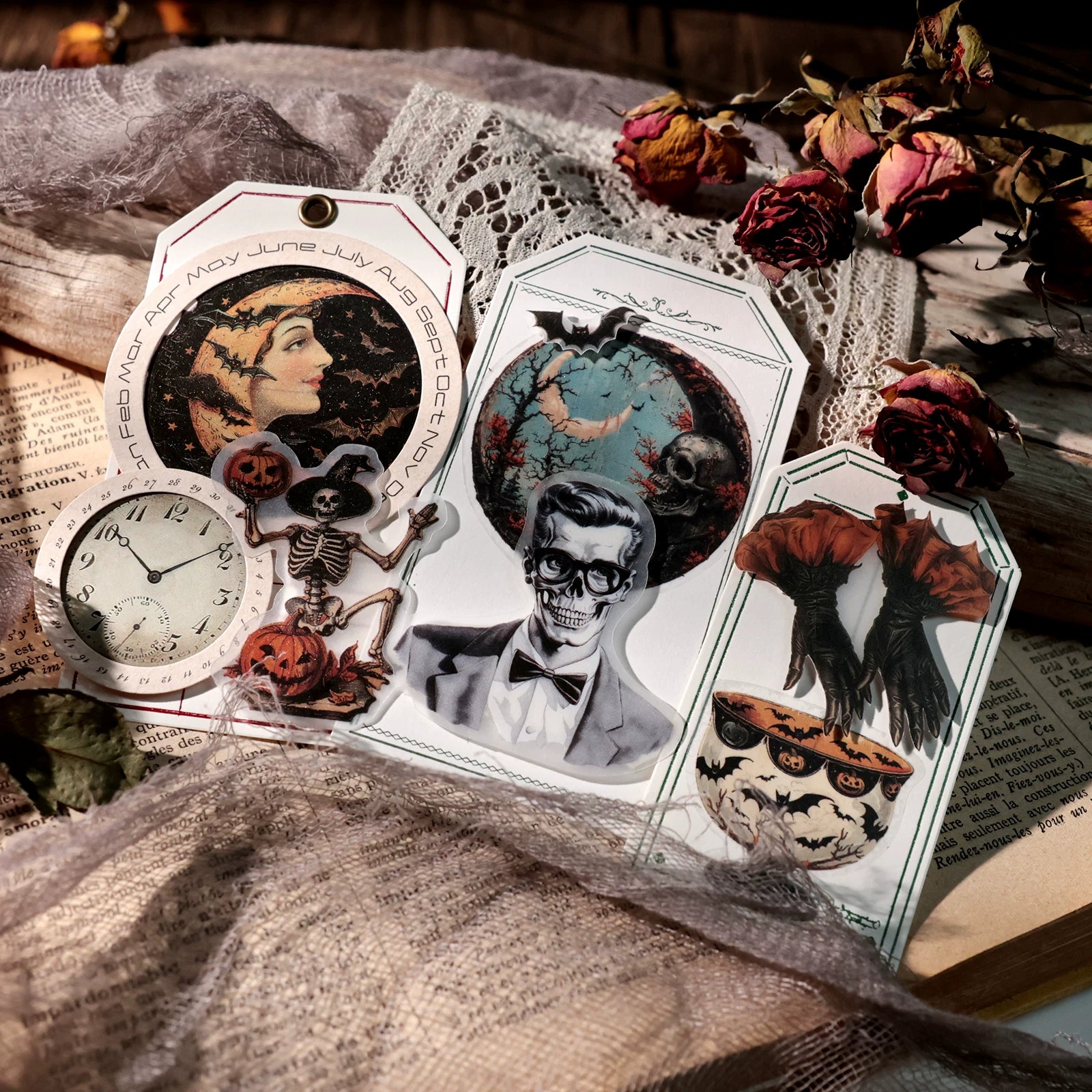 Halloween Adventure Vellum Stickers