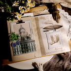 Classical Copperplate Prints Vellum Stickers