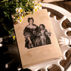 Classical Copperplate Prints Vellum Stickers