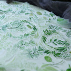 Fresh Green Leaves Vellum Stickers