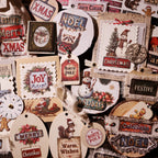 Christmas Signs Matte Rub-on Transfers