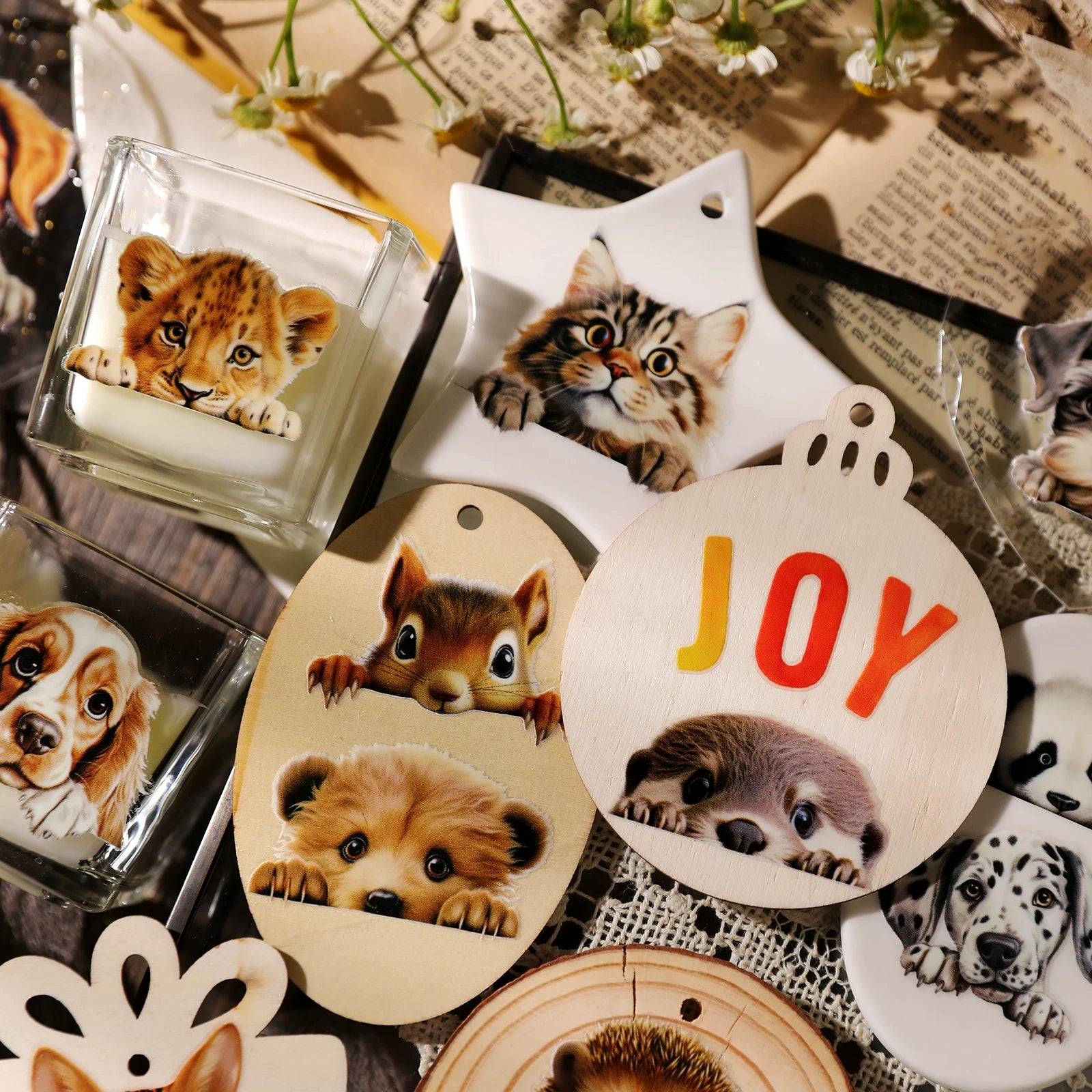 Pets UV-DTF Rub-on Stickers