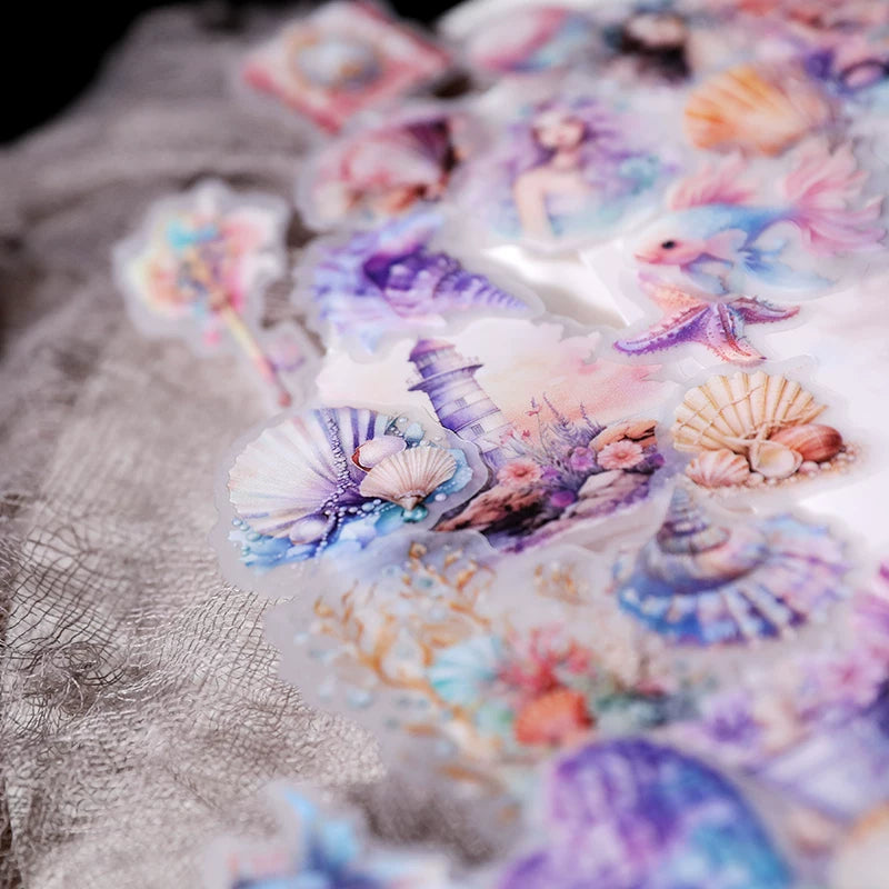 Mermaid Vellum Stickers