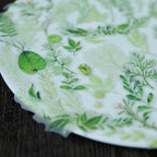 Fresh Green Leaves Vellum Stickers