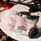 Christmas Black and Red Quotes UV-DTF Rub-on Stickers
