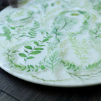 Fresh Green Leaves Vellum Stickers