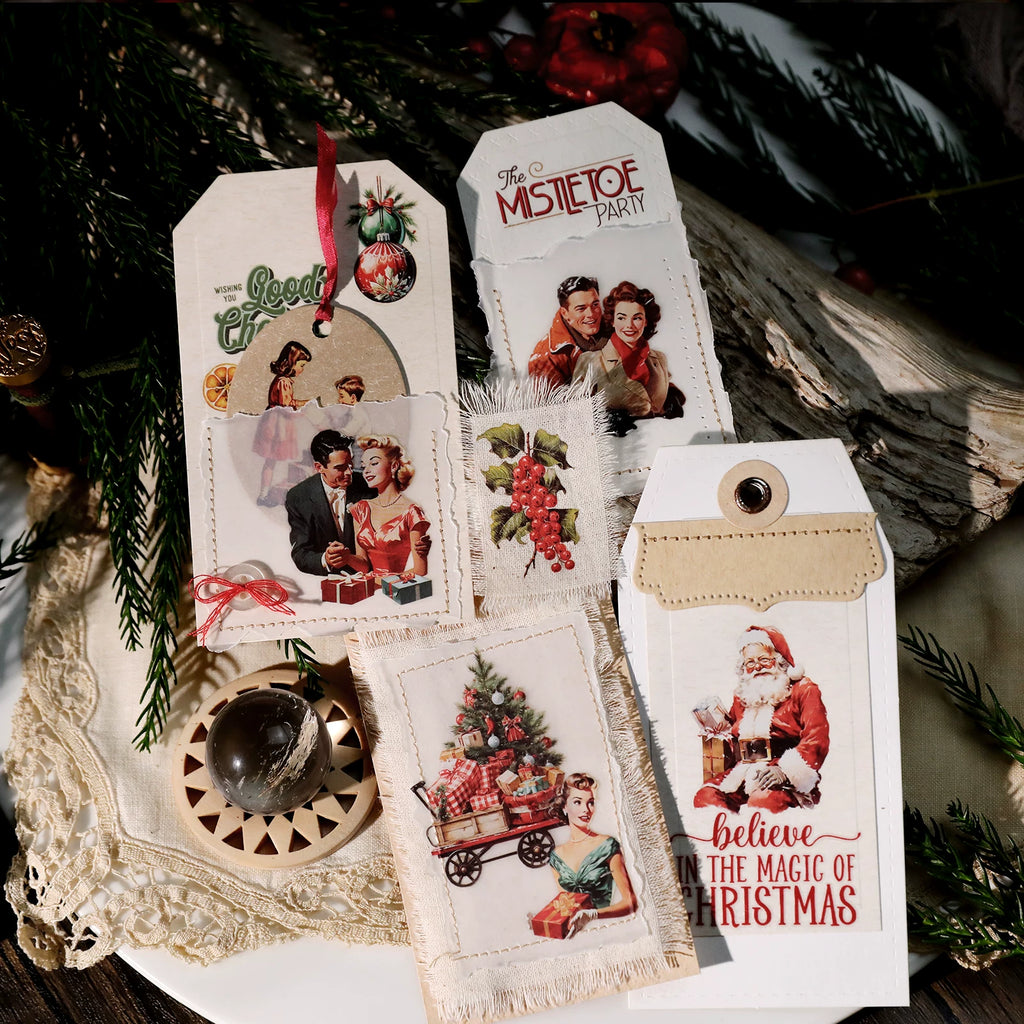 Christmas Family Matte Rub-on Transfers