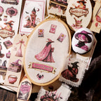 Halloween Pink Matte Rub-on Transfers