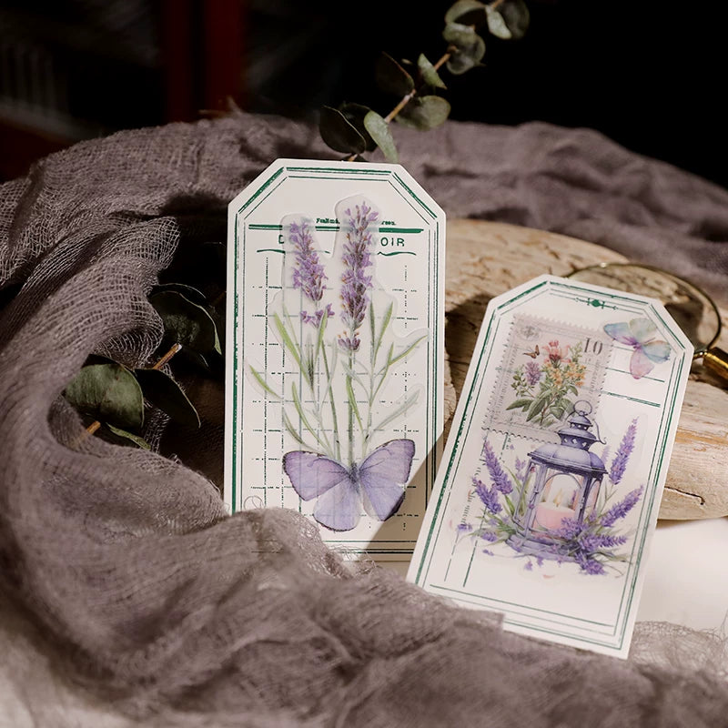 Lavender Vellum Stickers