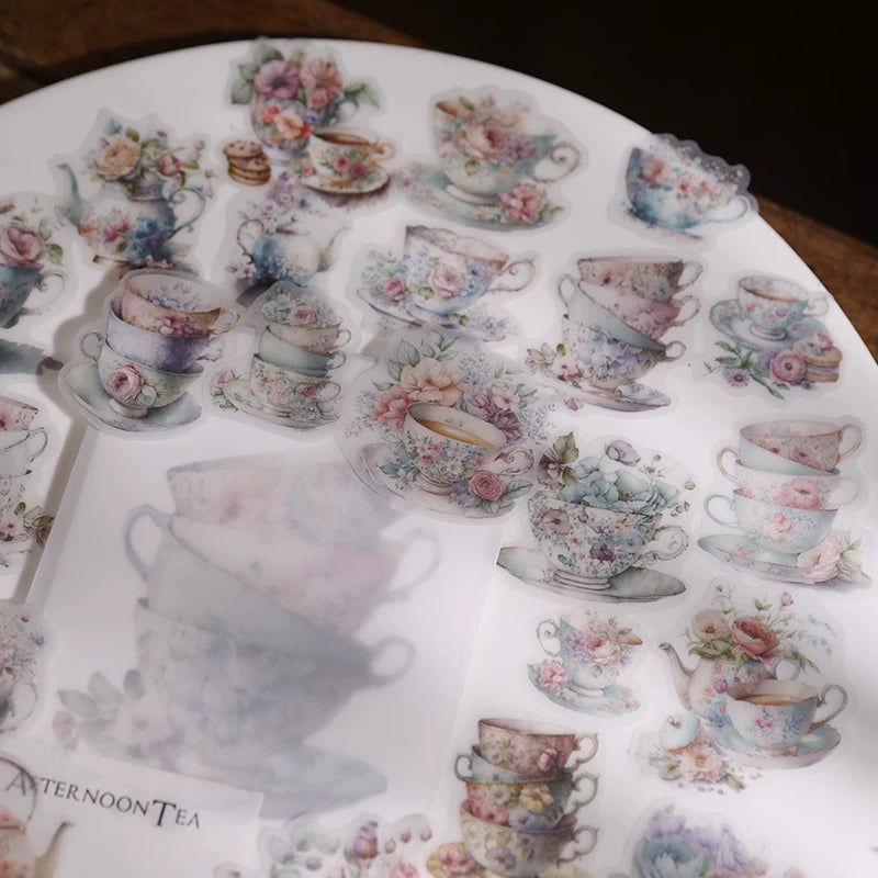 Afternoon Tea Vellum Stickers