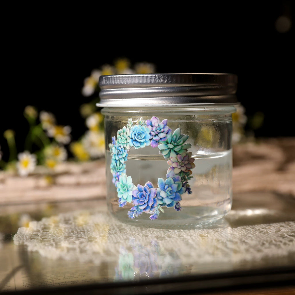 Succulents UV-DTF Rub-on Stickers