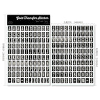 Alphabet UV-DTF Rub-on Stickers