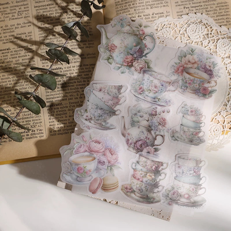 Afternoon Tea Vellum Stickers