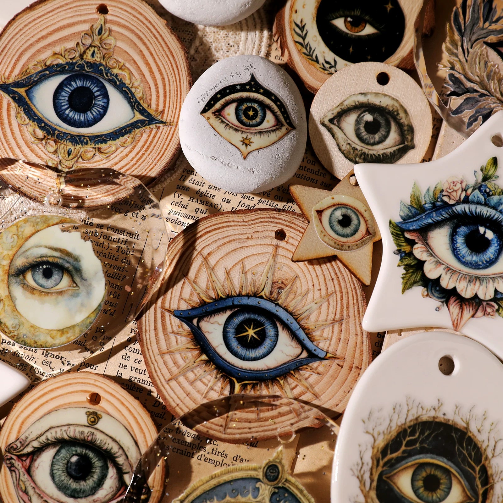 Halloween Eyes UV-DTF Rub-on Stickers