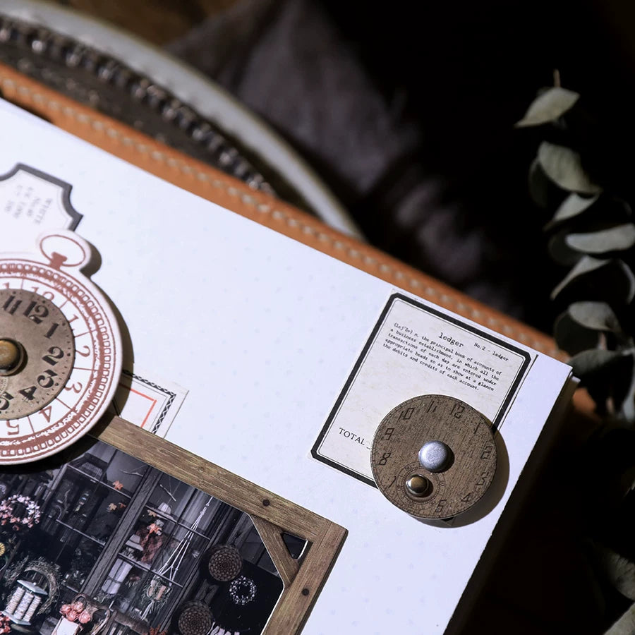 Ephemera Dial Photo Frame Paper Cards
