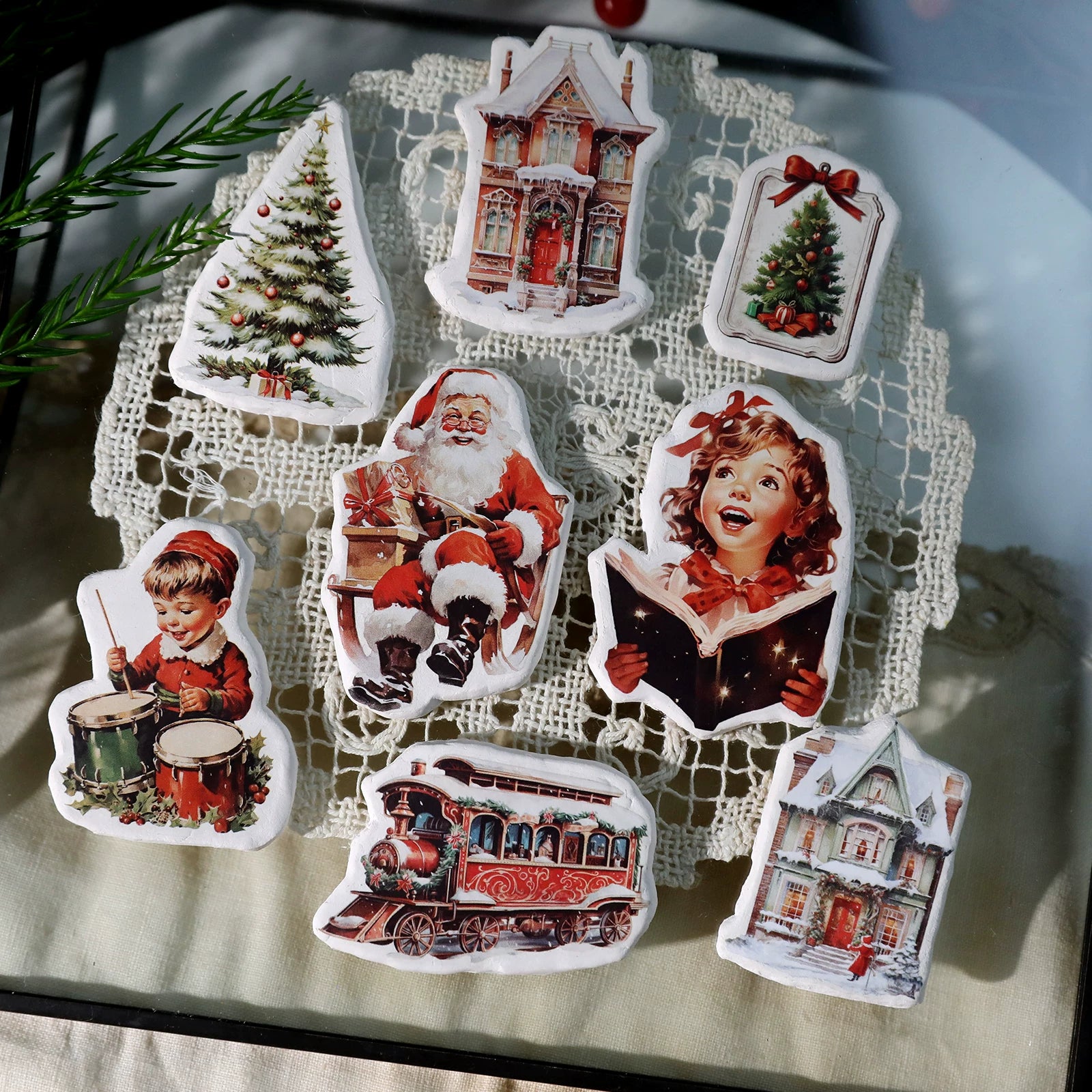 Christmas Family Matte Rub-on Transfers