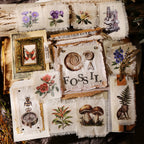 Fossils Matte Rub-on Transfers