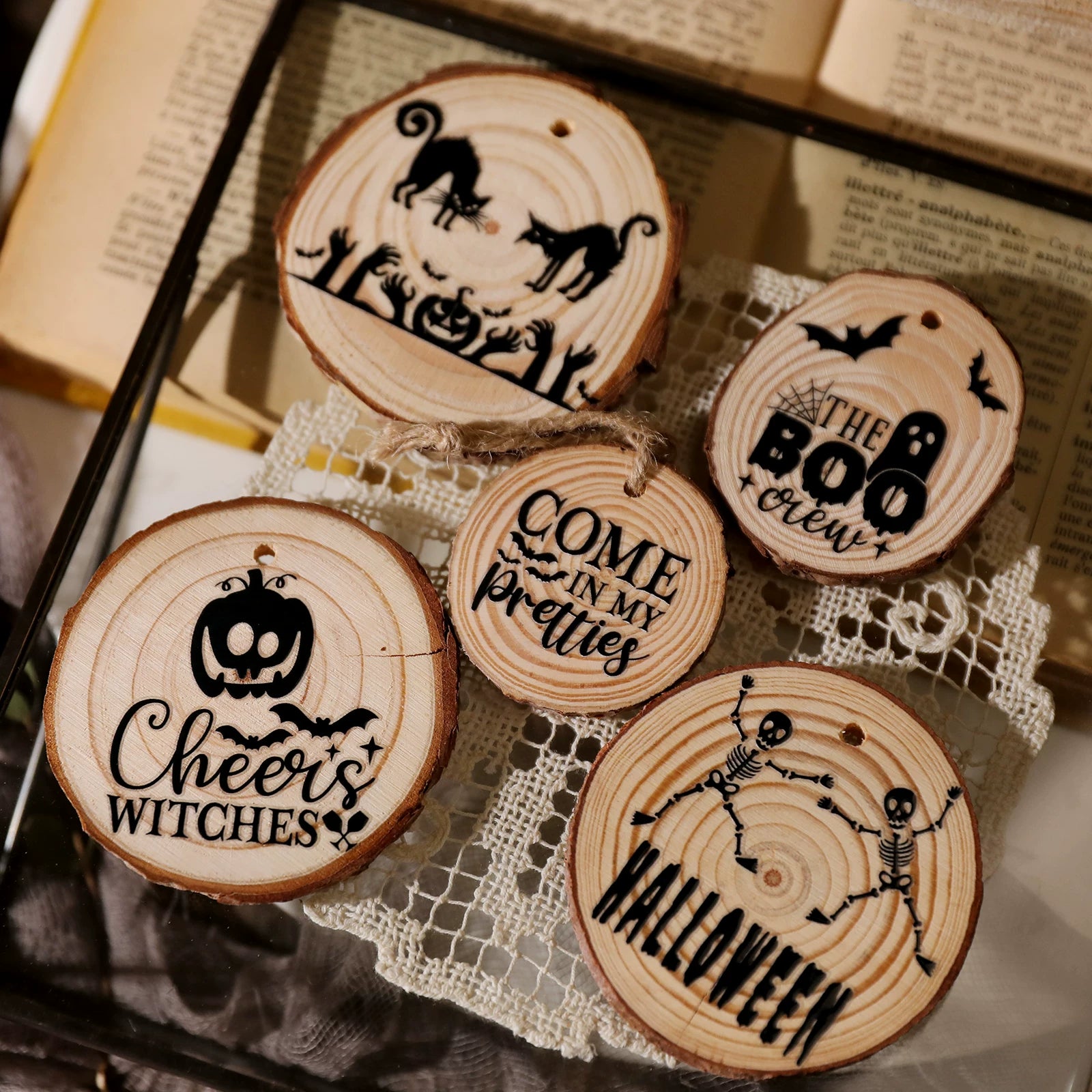 Halloween Halloween UV-DTF Rub-on Stickers