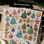 Christmas Gingerbread Man UV-DTF Rub-on Stickers