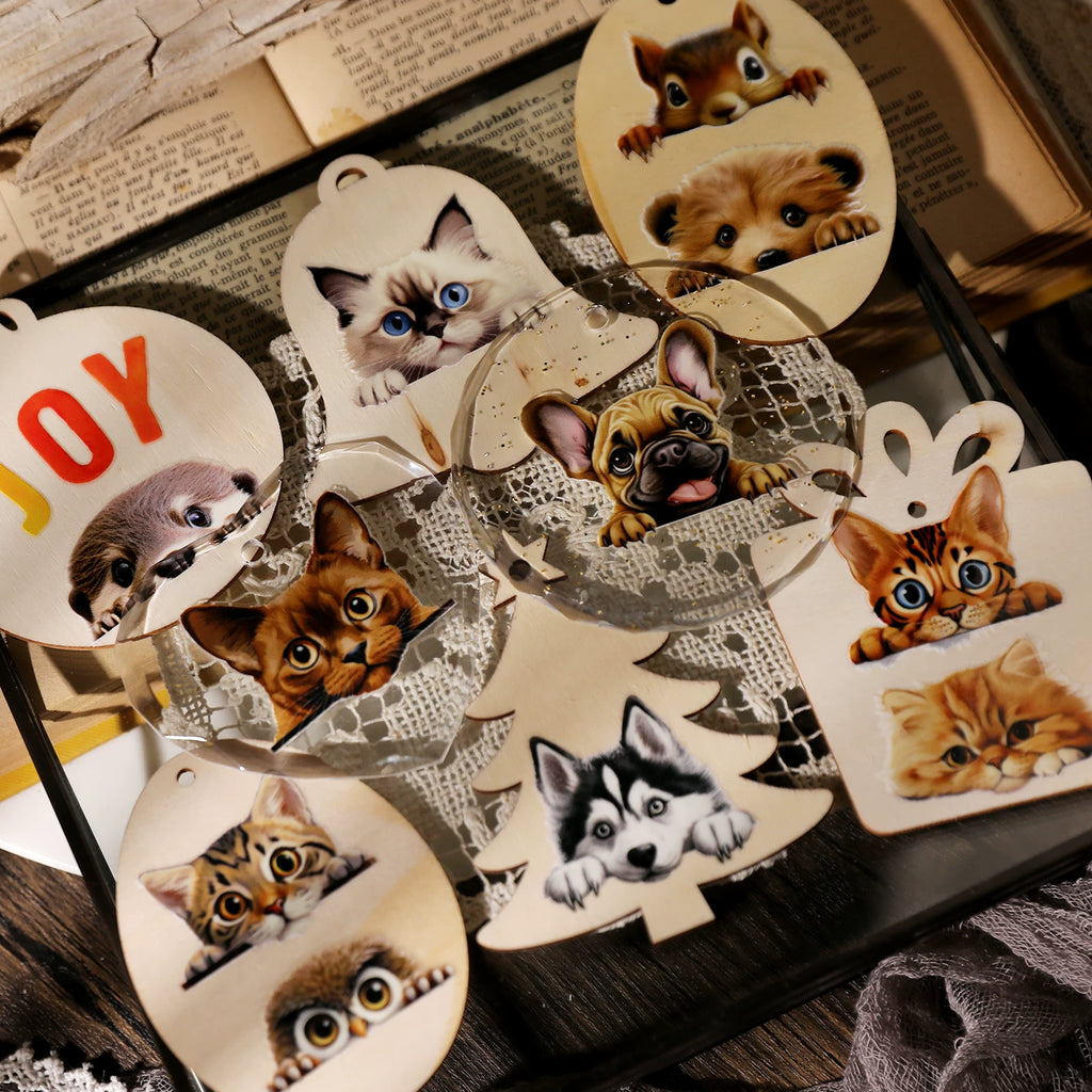 Pets UV-DTF Rub-on Stickers