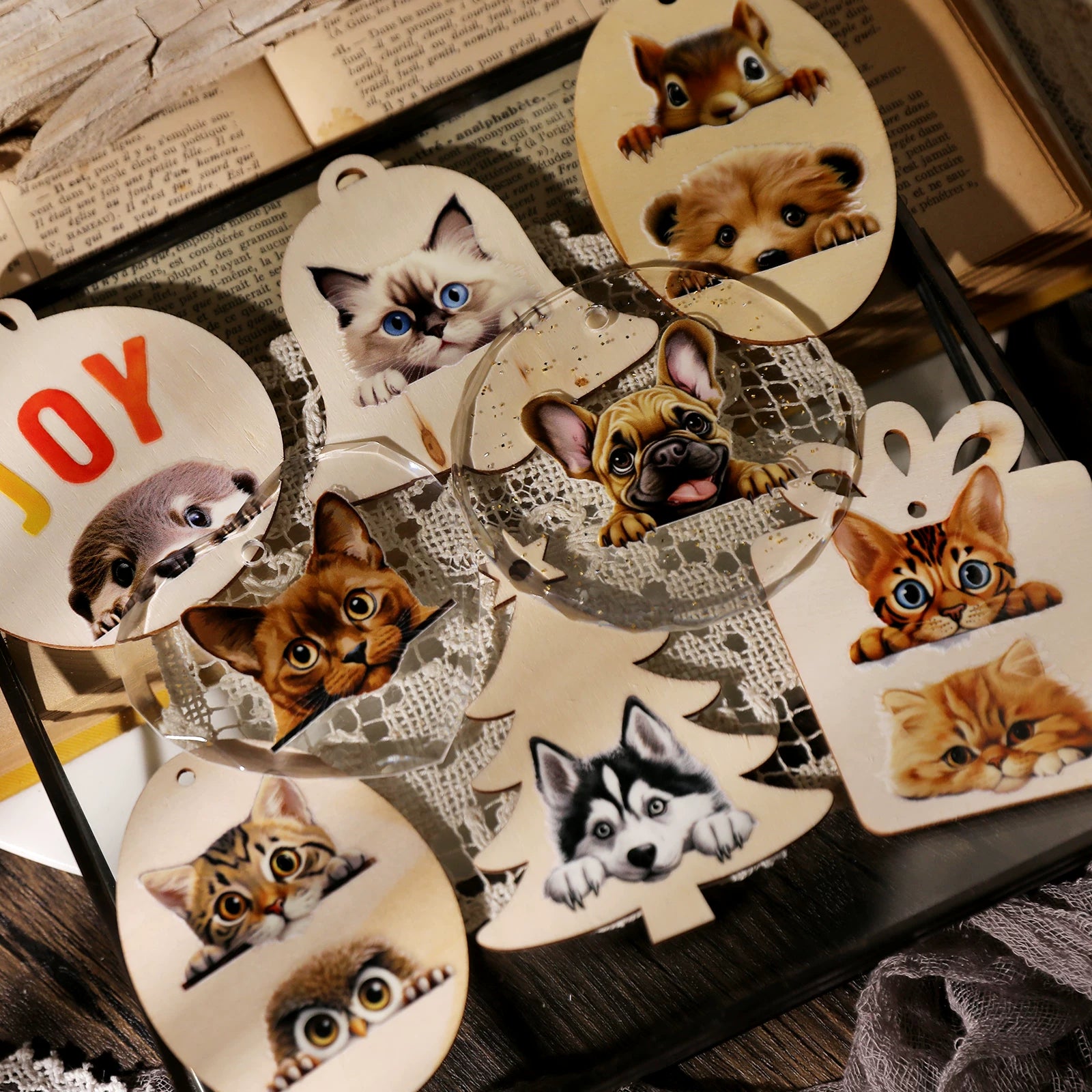 Pets UV-DTF Rub-on Stickers