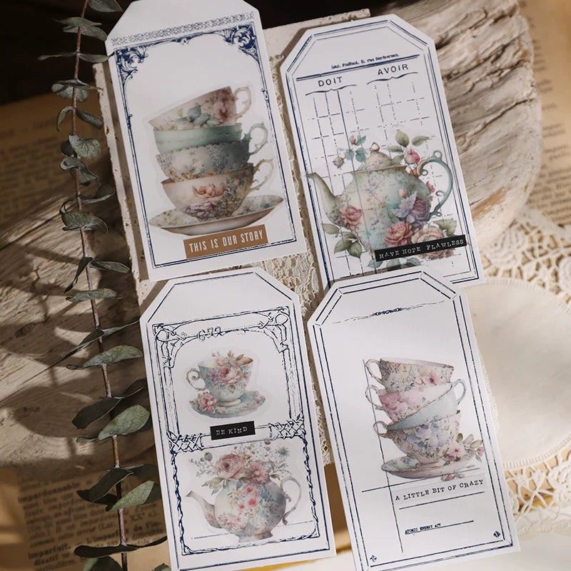 Afternoon Tea Vellum Stickers