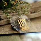 Gold Foil Christmas Rub-on Transfer Stickers