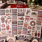 Christmas Signs Matte Rub-on Transfers