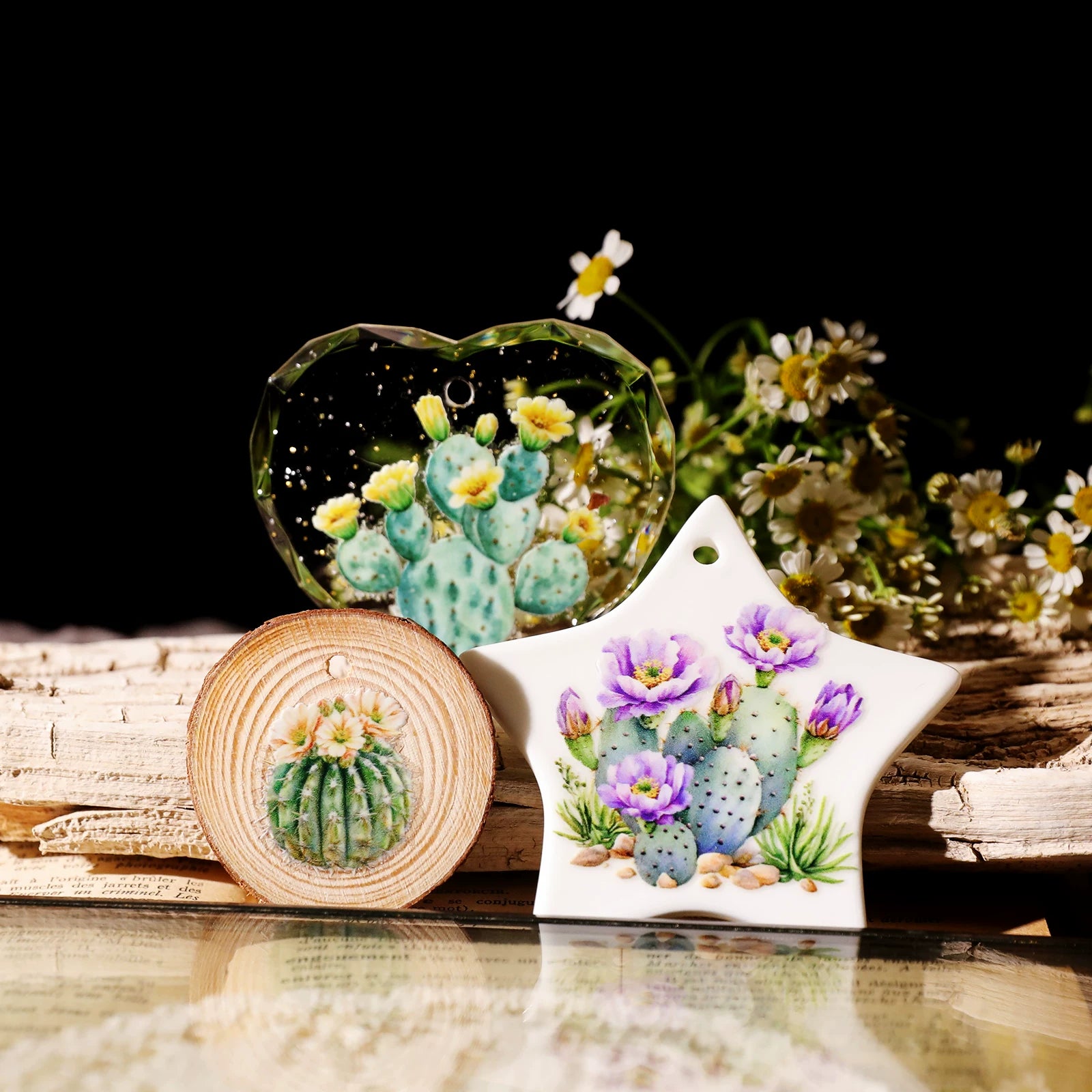 Cactus UV-DTF Rub-on Stickers