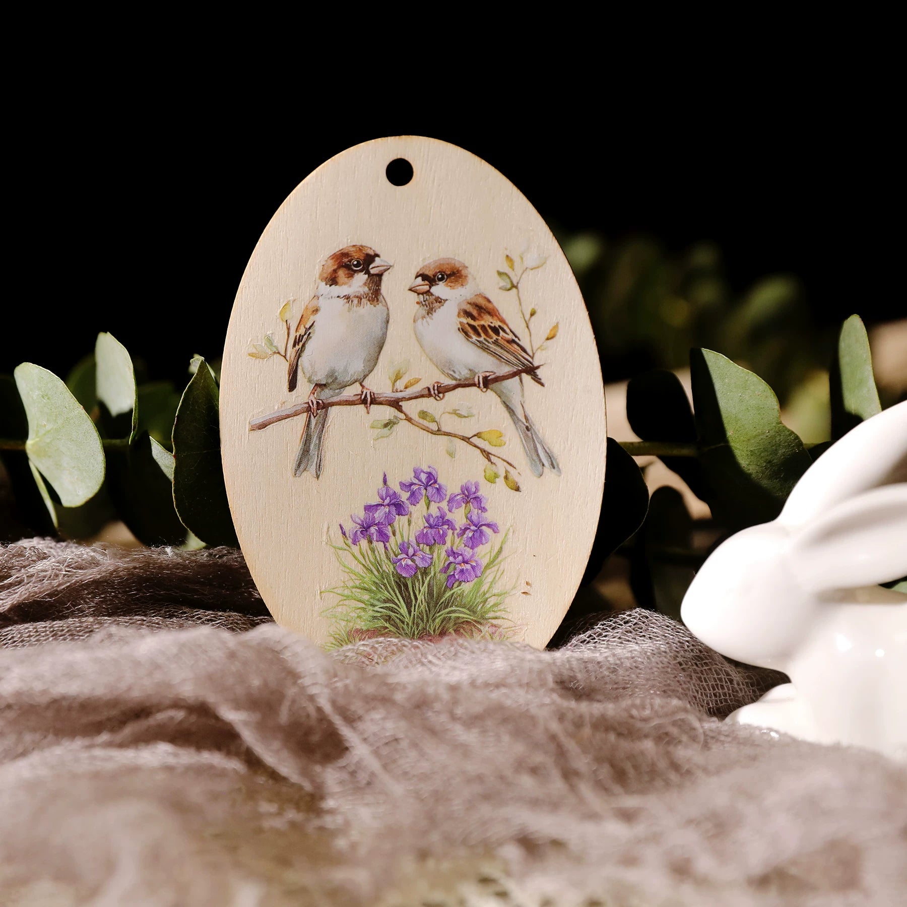 Easter Matte Rub-on Transfers - Green