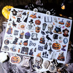 Halloween Dark Matte Rub-on Transfers