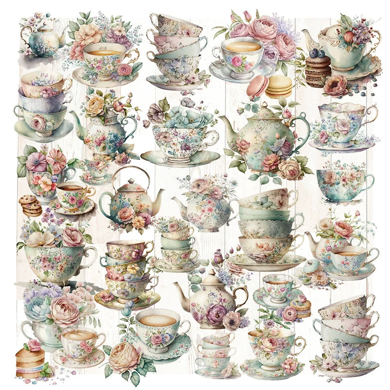 Afternoon Tea Vellum Stickers